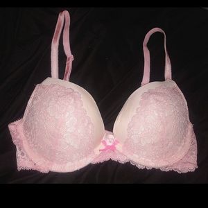 Victoria's Secret Pink Lace Bra 34B